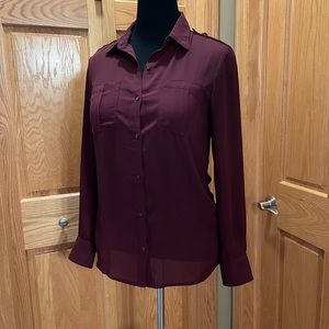 Banana Republic Flowy Button Up